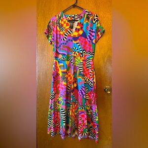 Nooworks dress in Greta design, size large, worn once. Flawless condition.